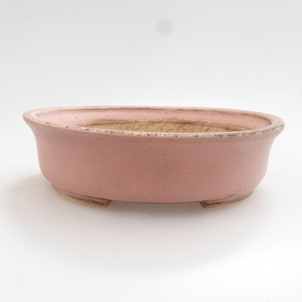 Bonsaischale aus Keramik 10 x 8,5 x 4 cm, braun