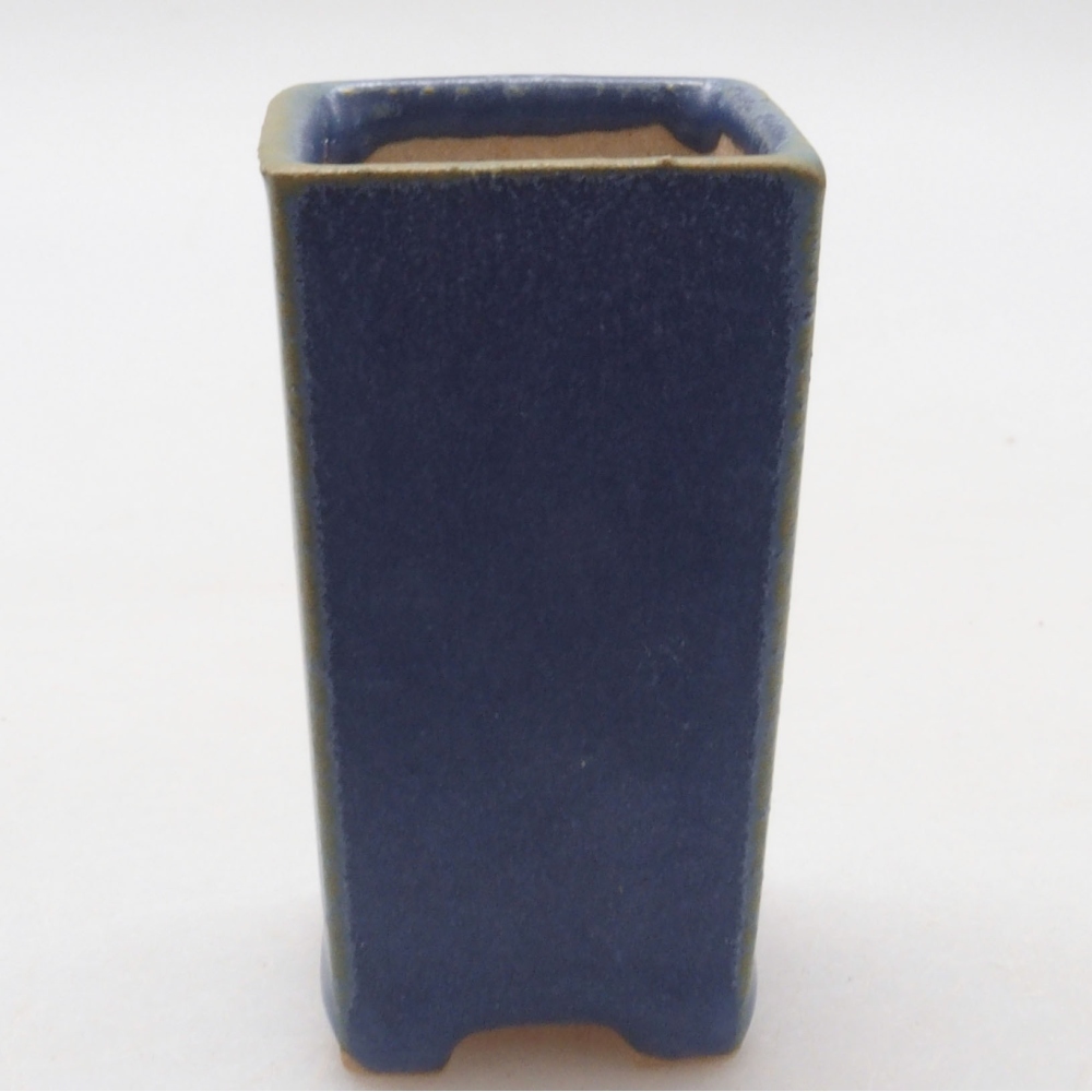 Mini-Bonsaischale 3 x 3 x 5 cm, blau