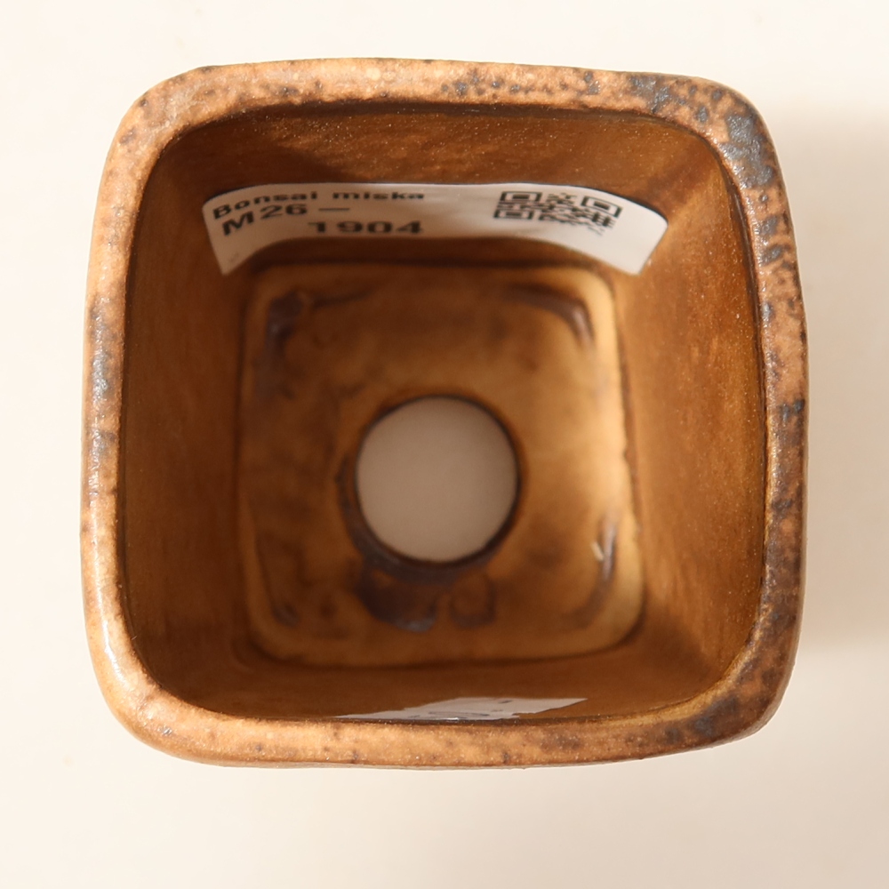 Keramik-Bonsai-Schale 5 x 5 x 6,5 cm, Farbe: Rosa