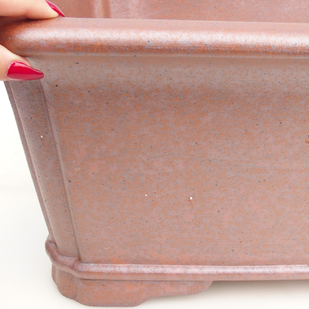 Bonsaischale aus Keramik 51,5 x 37,5 x 20 cm , Farbe Metall - NUR PERSÖNLICHE ABHOLUNG oder Palettentransport