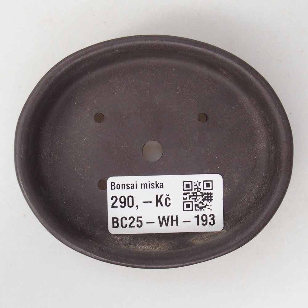 Mini-Bonsaischale 9 x 7,5 x 2 cm, braun