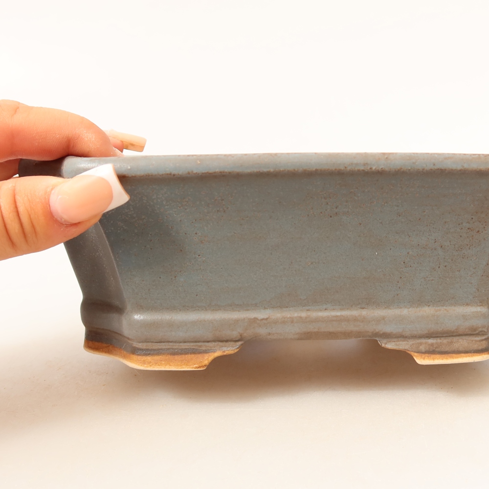 Keramik-Bonsai-Schale 18 x 15 x 6 cm, Farbe: Rosa