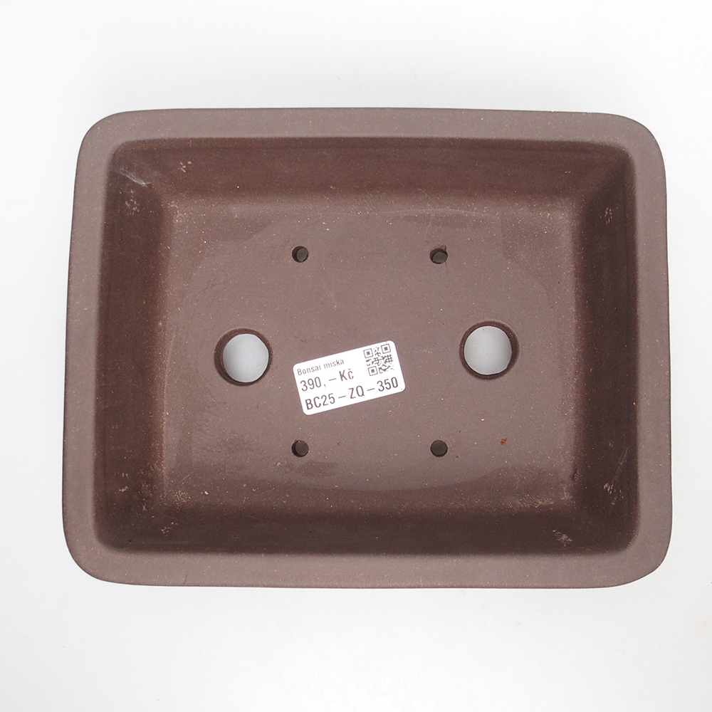 Schale 20,5 x 17 x 7 cm braun