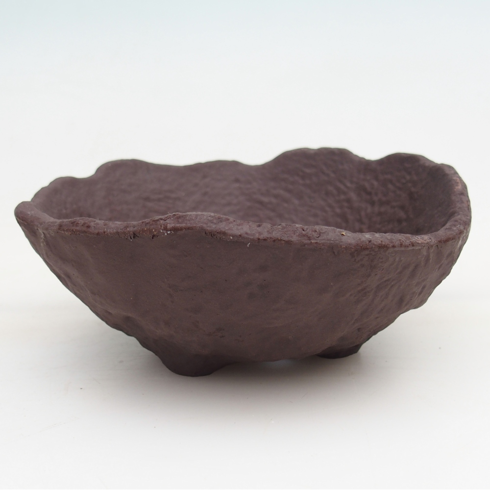 Keramikschale 13 x 13 x 5,5 cm , Farbe braun