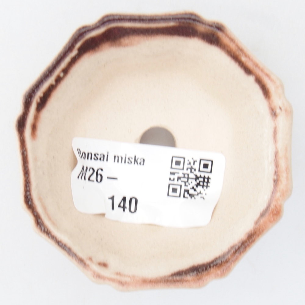 Mini-Bonsaischale 6 x 6 x 3 cm, rosa