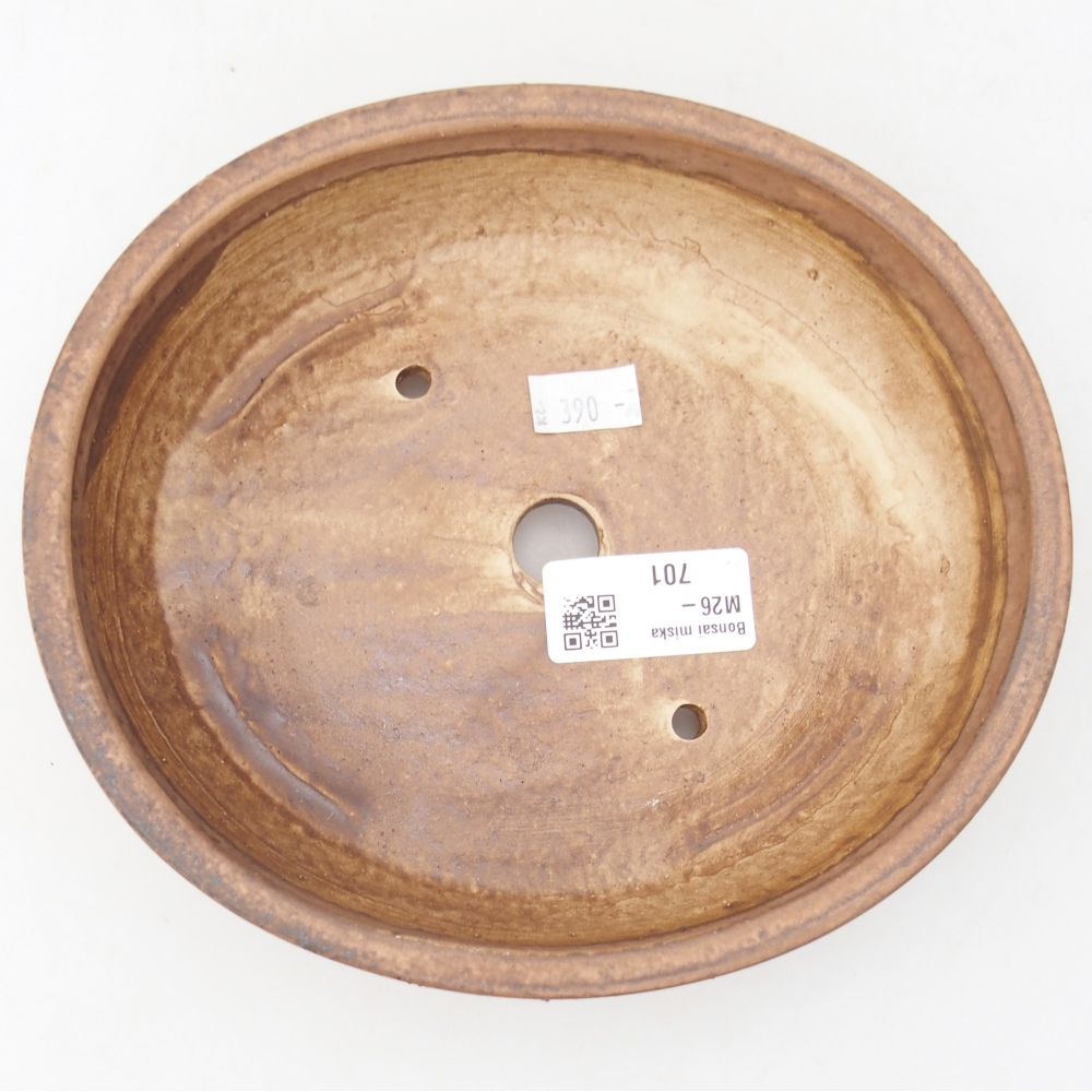 Bonsaischale aus Keramik 18,5 x 16,5 x 4,5 cm, rosa