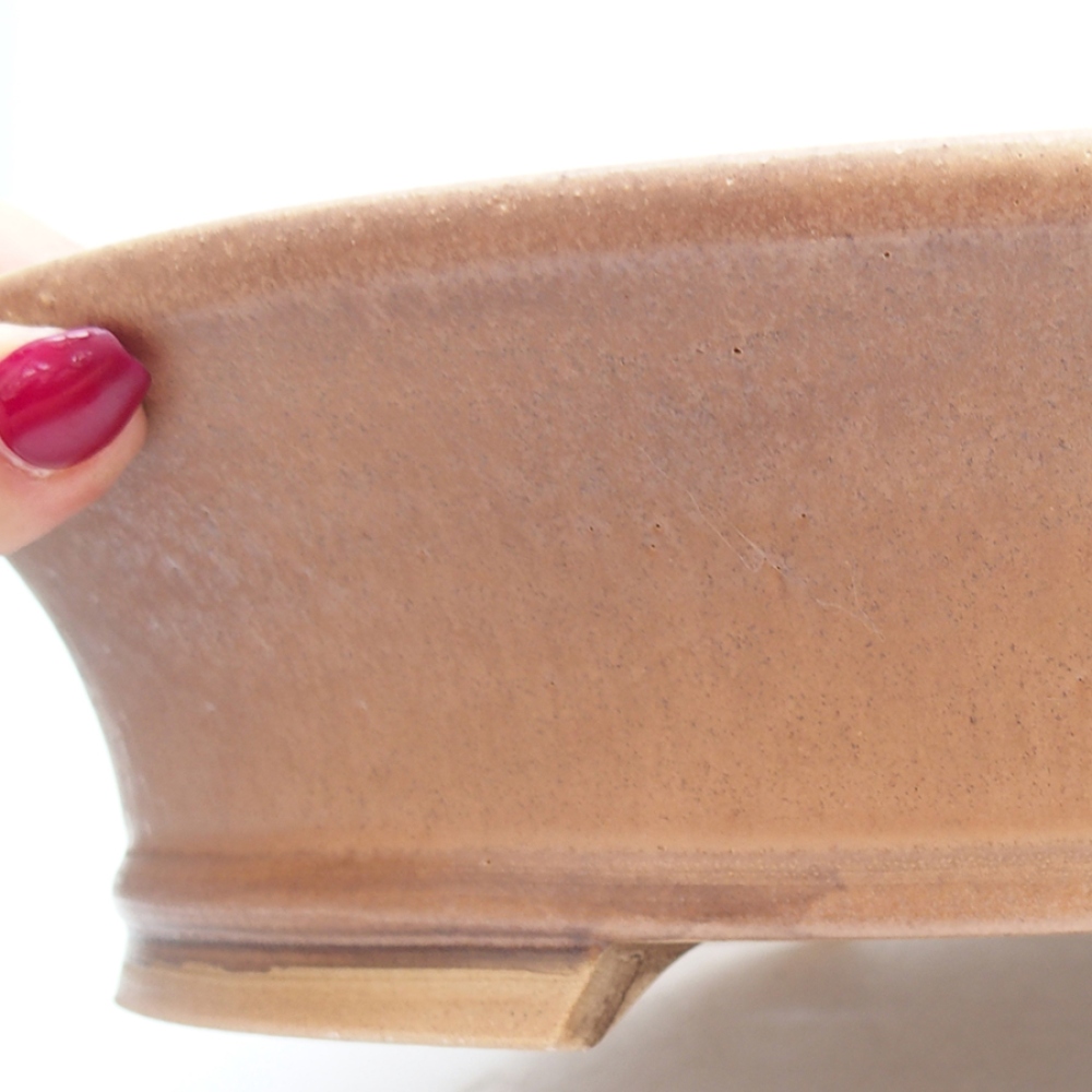 Bonsaischale aus Keramik 32 x 29 x 7 cm, rosa