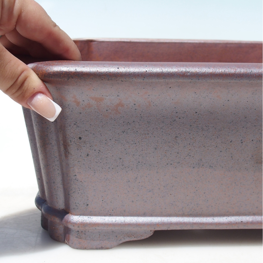 Schale 36 x 28 x 13,5 cm braun