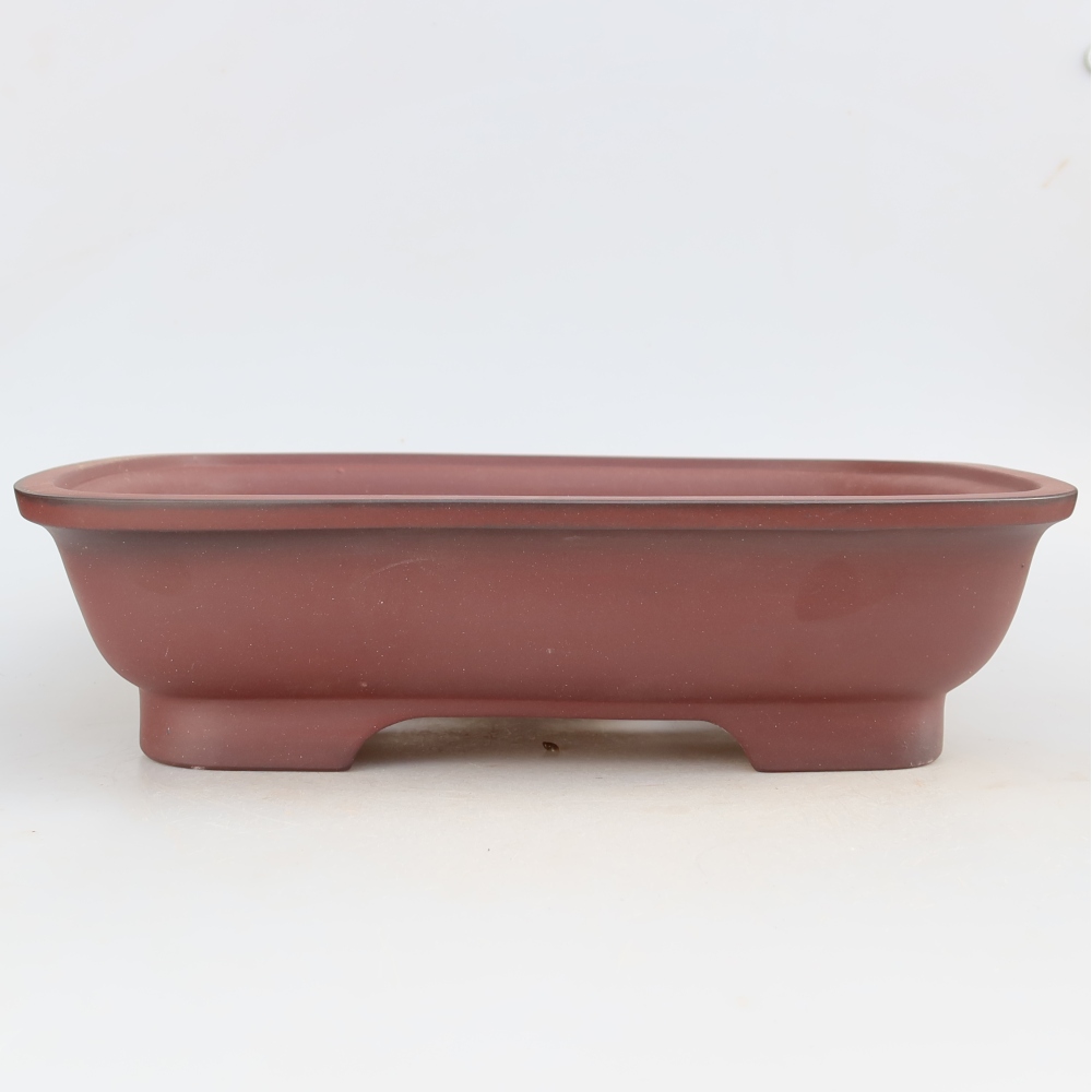 Keramikschale  32 x 24,5 x 8,5 cm , Farbe: Ziegelrot