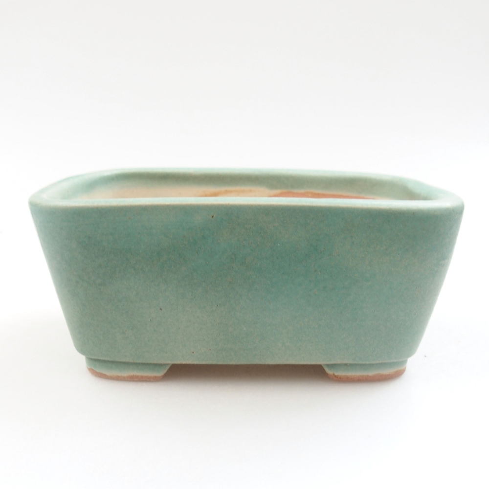 Bonsaischale aus Keramik 15,5 x 12 x 6 cm, Farbe blau