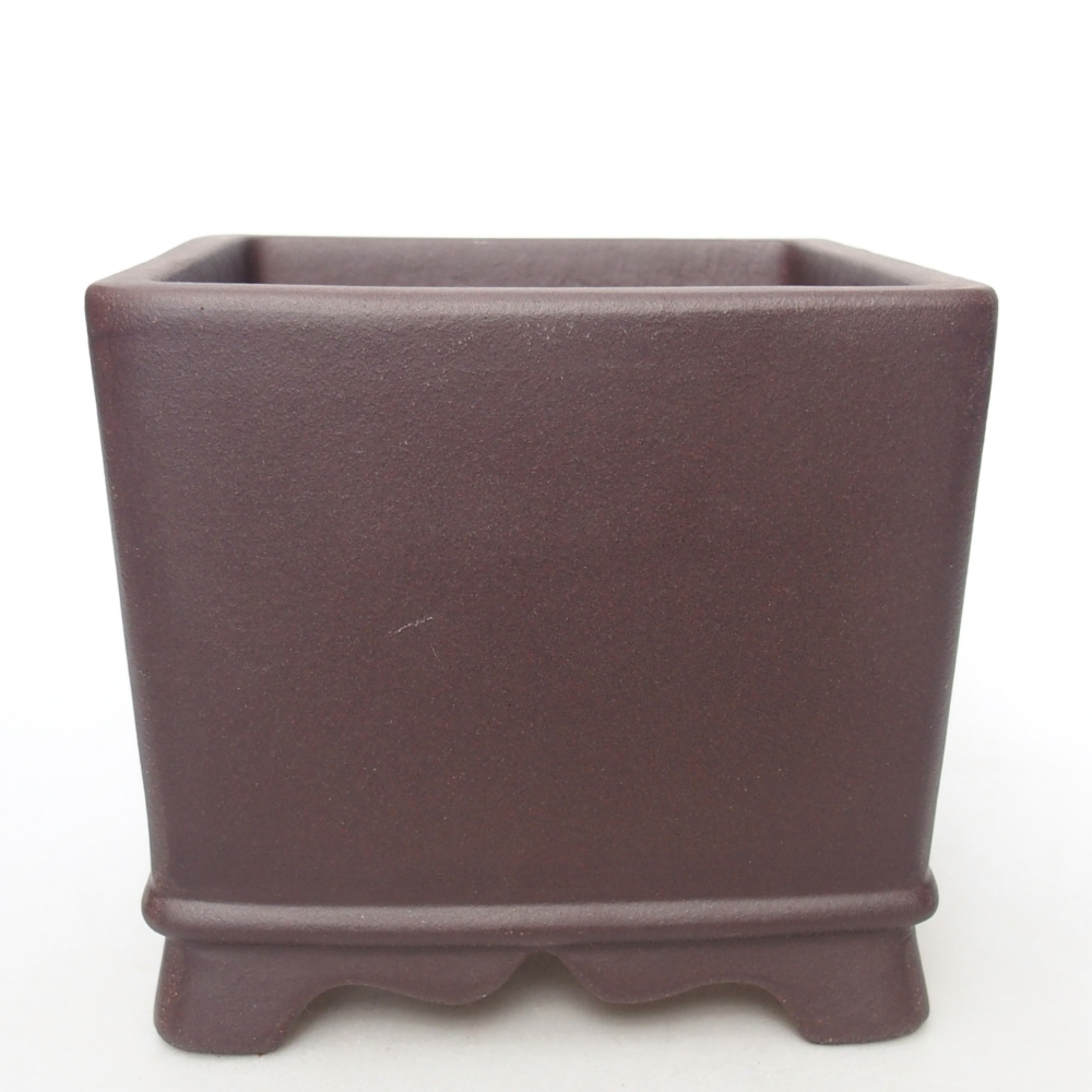 Schale 14 x 14 x 12 cm braun
