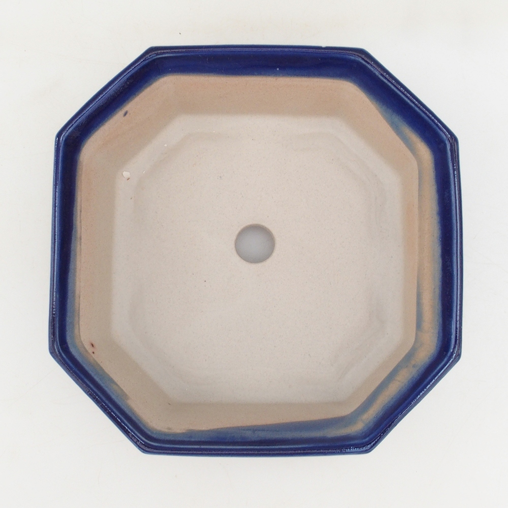 Bonsaischale H14 - 17,5 x 17,5 x 6 - blau