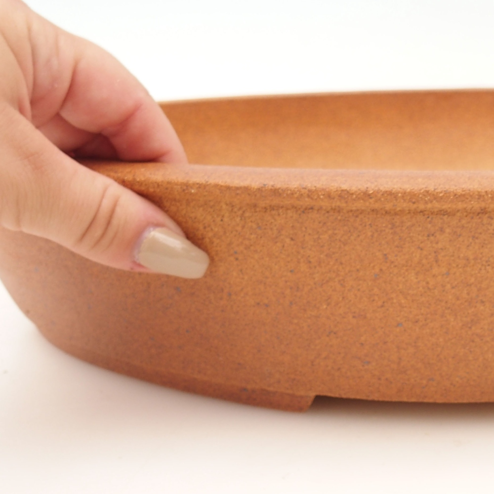 Bonsaischale 39 x 32 x 7,5 cm , Farbe braun