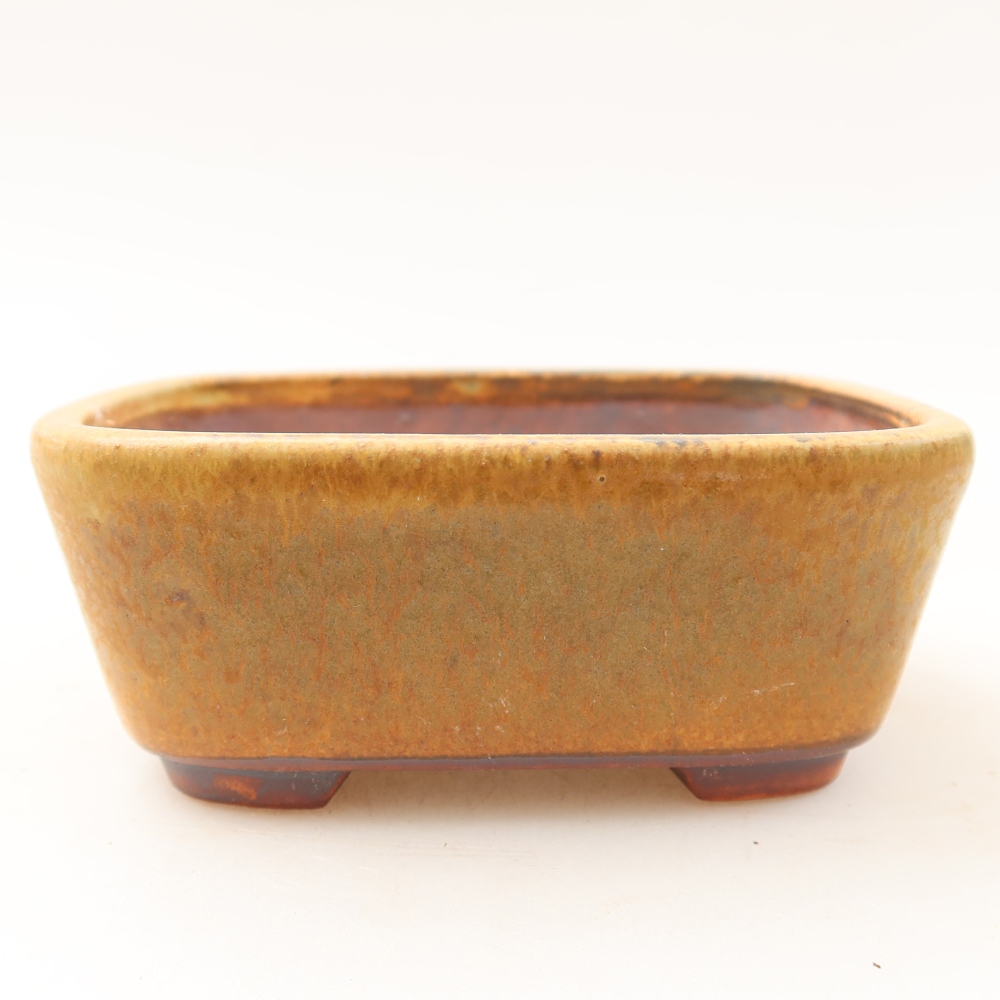 Bonsaischale aus Keramik 10 x 8,5 x 4 cm, grün