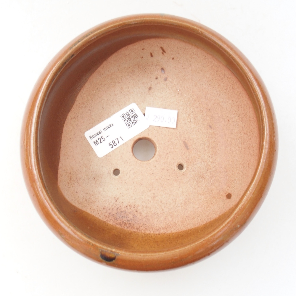 Bonsaischale aus Keramik 15,5 x 12 x 6 cm, Farbe blau