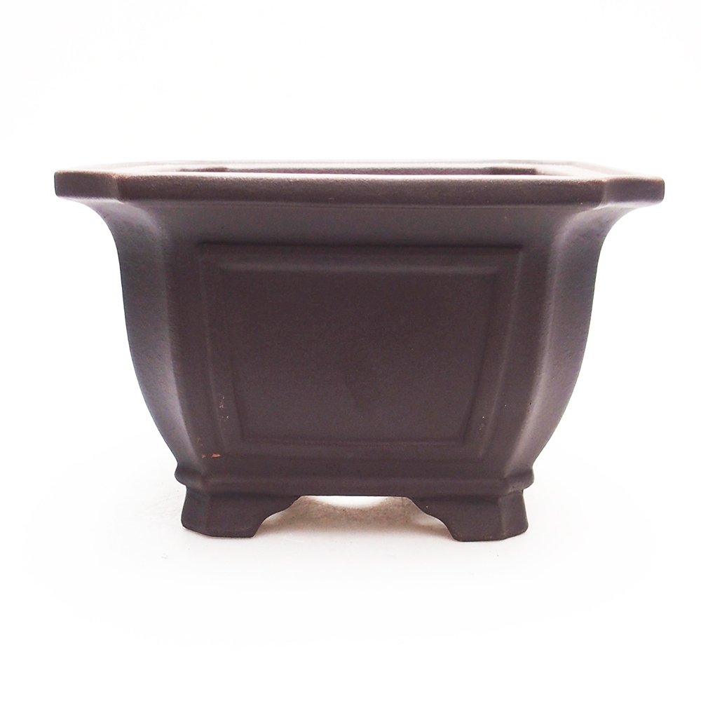 Schale 17,5 x 17,5 x 11,5 cm braun