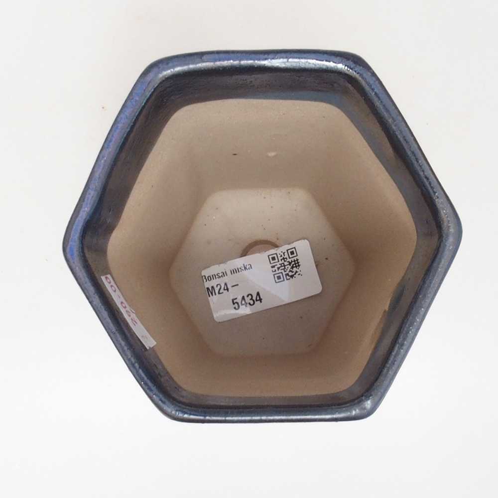 Bonsaischale aus Keramik 9,5 x 8,5 x 14,5 cm, Farbe blau