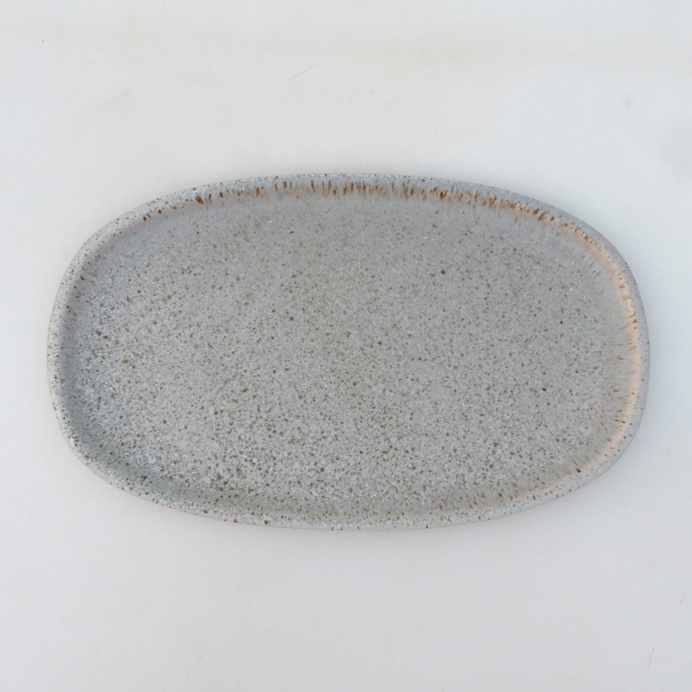 Bonsaischale + Untertasse H15 - 25,5x17,5x6 cm - beige