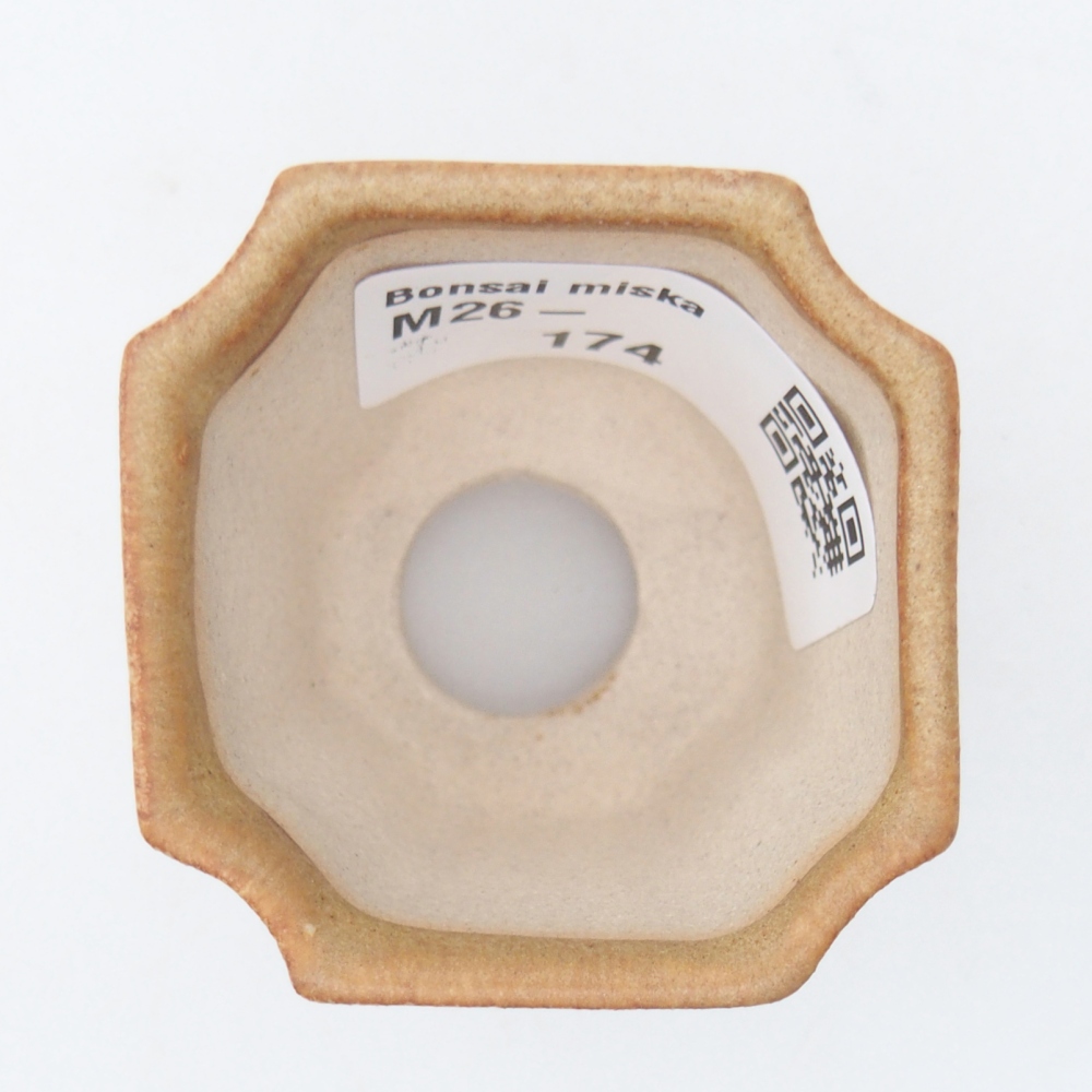 Mini-Bonsaischale 4,5 x 4,5 x 4 cm, braun