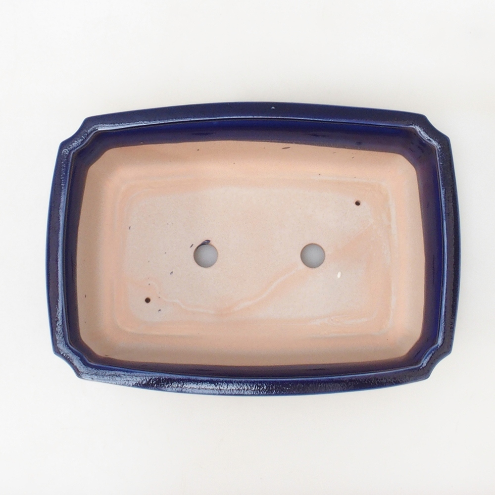 Bonsaischale H07 - 30 x 20,5 x 8 cm - blau