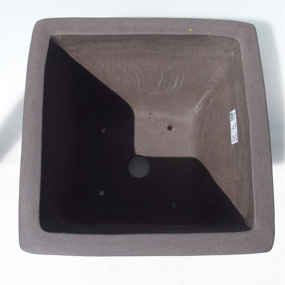 Schale 27 x 27 x 24,5 cm braun