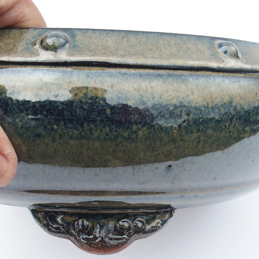 Schale 31 x 31 x 10 cm grau