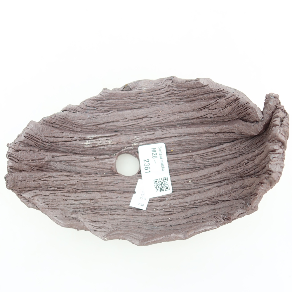 Keramikschale  14,5 x 11 x 12 cm, Farbe: braun