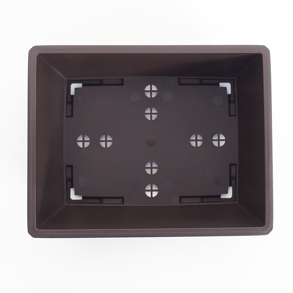 Kunststoffschale MP-14 23,5 x 18,5 x 8 cm Farbe Braun