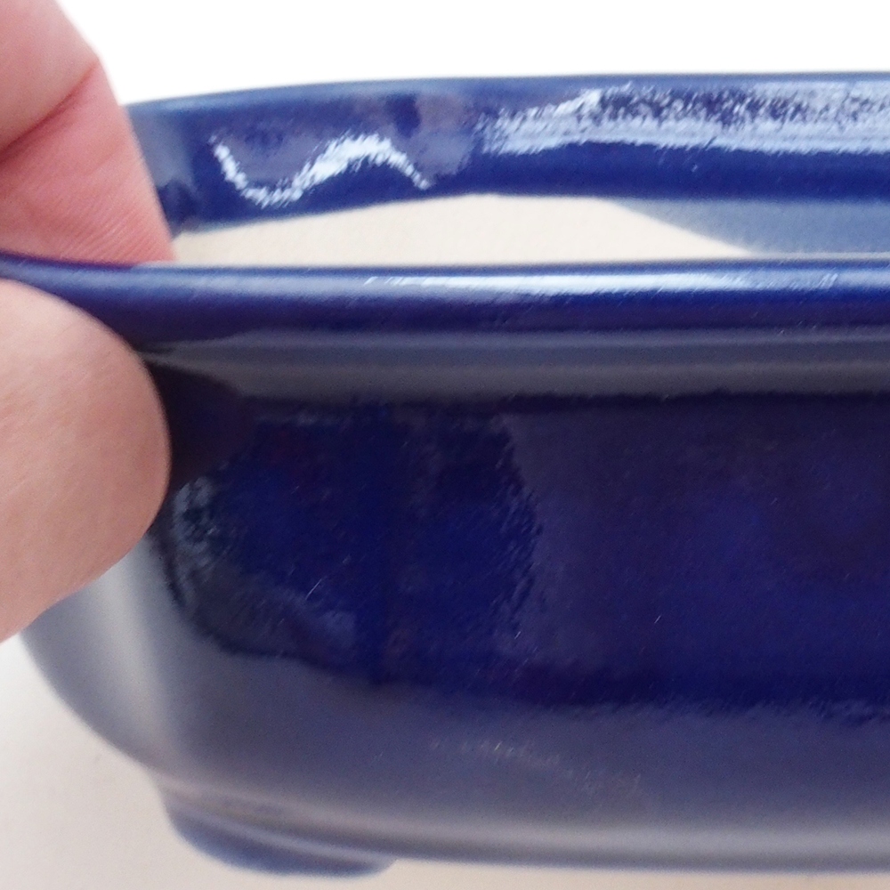 Bonsaischale H31 - 14 x 12 x 5,5 cm - blau