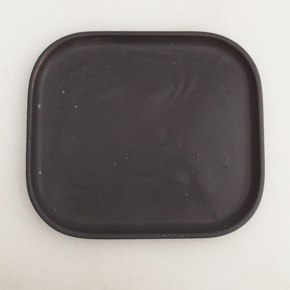 Keramikschale H36 - 17,5 x 15 x 1 cm - braun