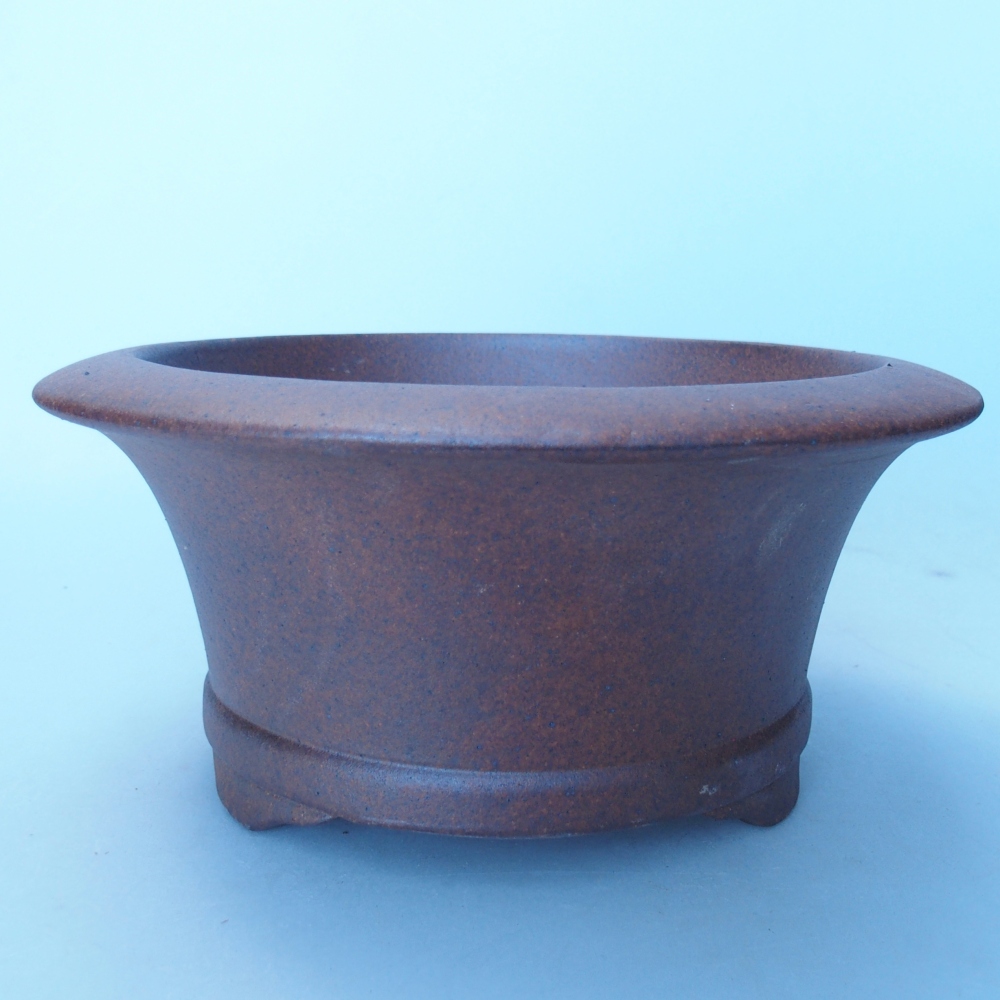Schale 19 x 19 x 9 cm braun