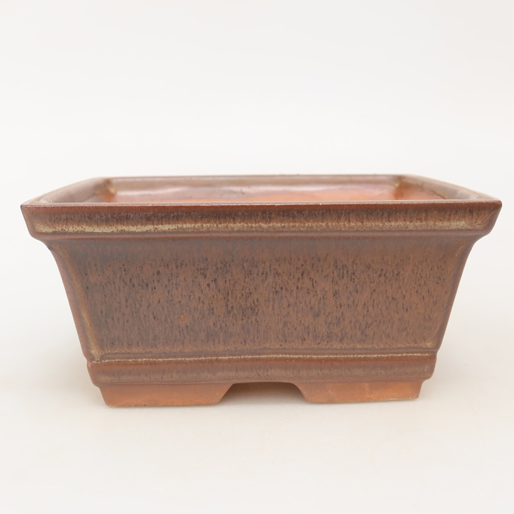 Keramikschale  14,5 x 12,5 x 7 cm, Farbe: braun