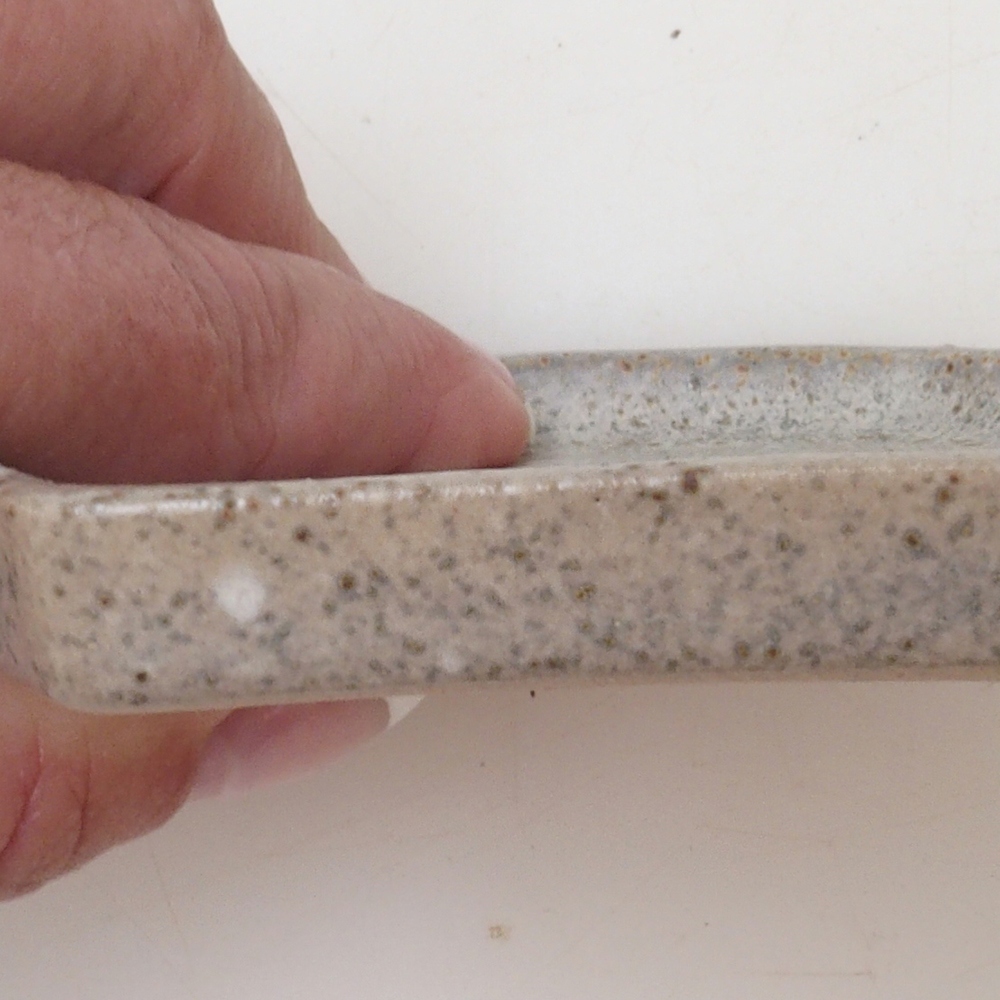 Bonsai Sechseck D3 - 11 x 9,5 x 1 cm - beige