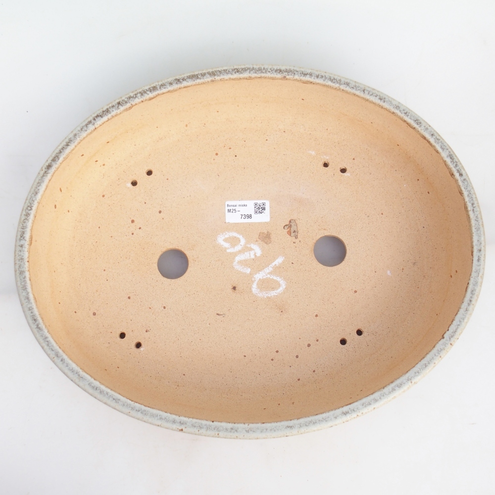 Bonsaischale 39 x 31 x 8 cm , Farbe beige