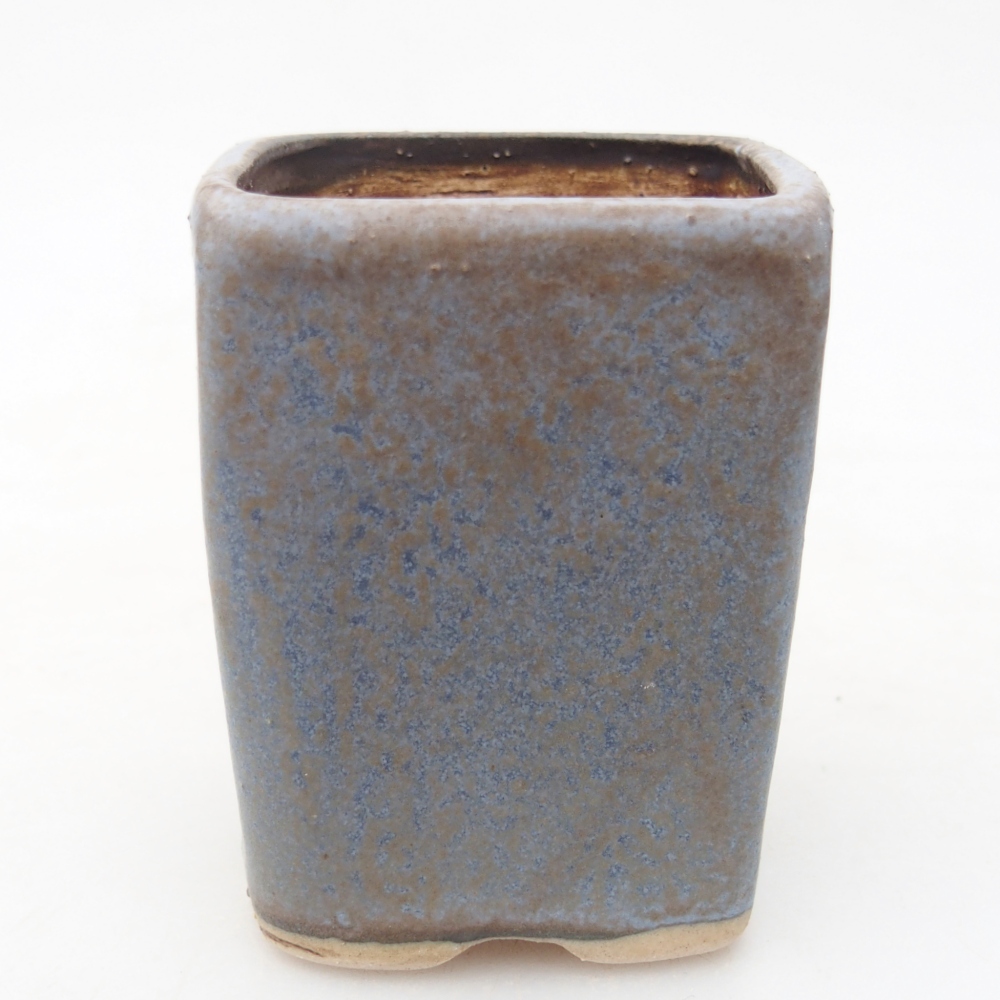 Bonsaischale aus Keramik 5 x 5 x 6,5 cm, Farbe blau