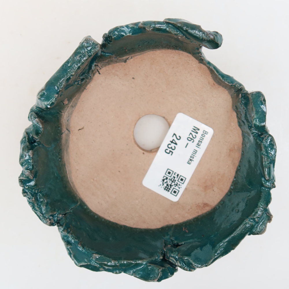 Keramikschale  10,5 x 10,5 x 6 cm, Farbe: grün