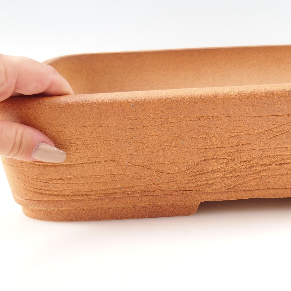 Bonsaischale 38 x 30 x 8,5 cm , Farbe braun