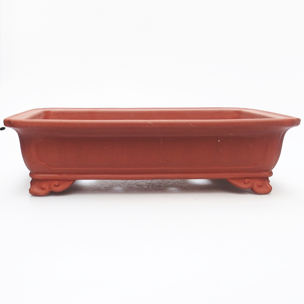 Schale 28 x 18 x 7,5 cm ziegelfarben