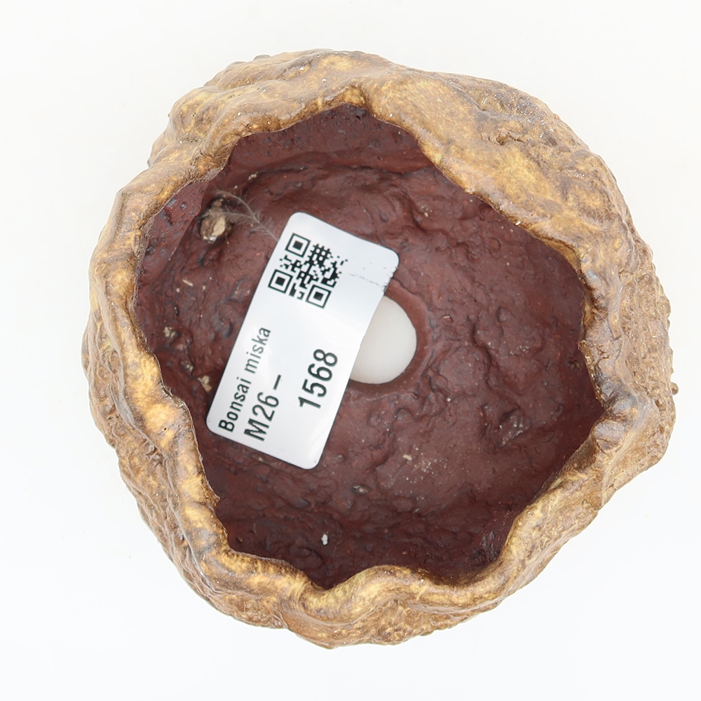 Keramikschale  6,5 x 5 x 6 cm, Farbe: braun