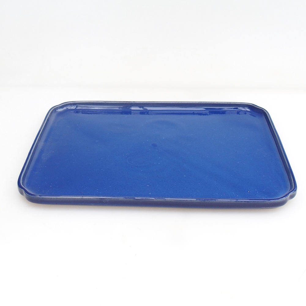 Keramikschale H07 - 28 x 19 x 1,5 cm - braun