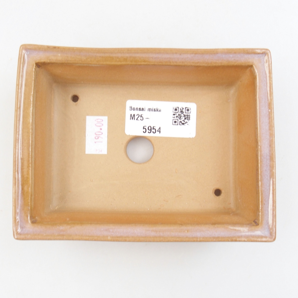 Bonsaischale aus Keramik 15,5 x 12 x 6 cm, Farbe blau