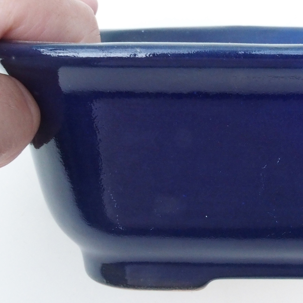 Bonsaischale H37 - 14,5 x 13 x 6,5 cm - blau