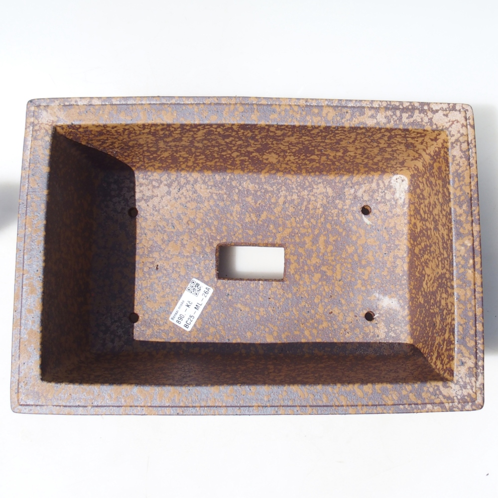 Schale 33,5 x 23 x 12,5 cm braun