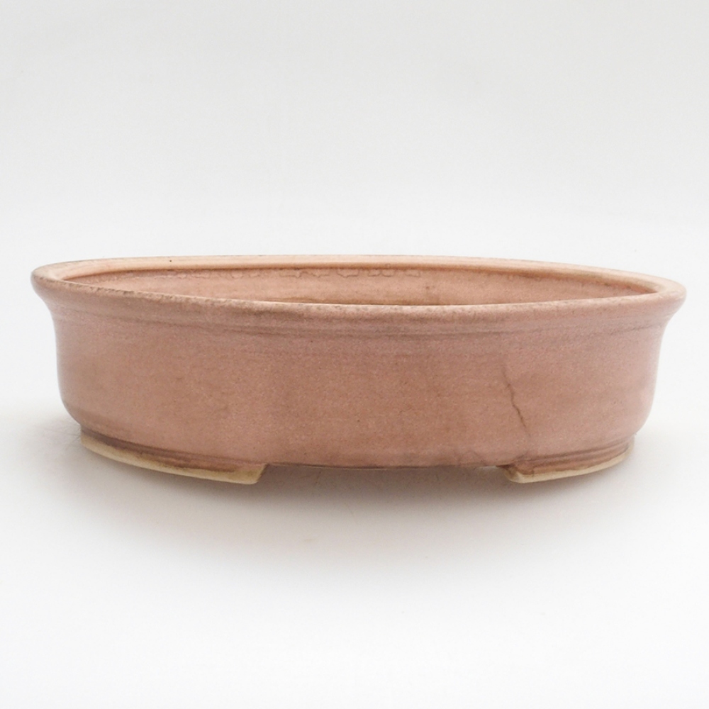 Bonsaischale aus Keramik 10 x 8,5 x 4 cm, braun