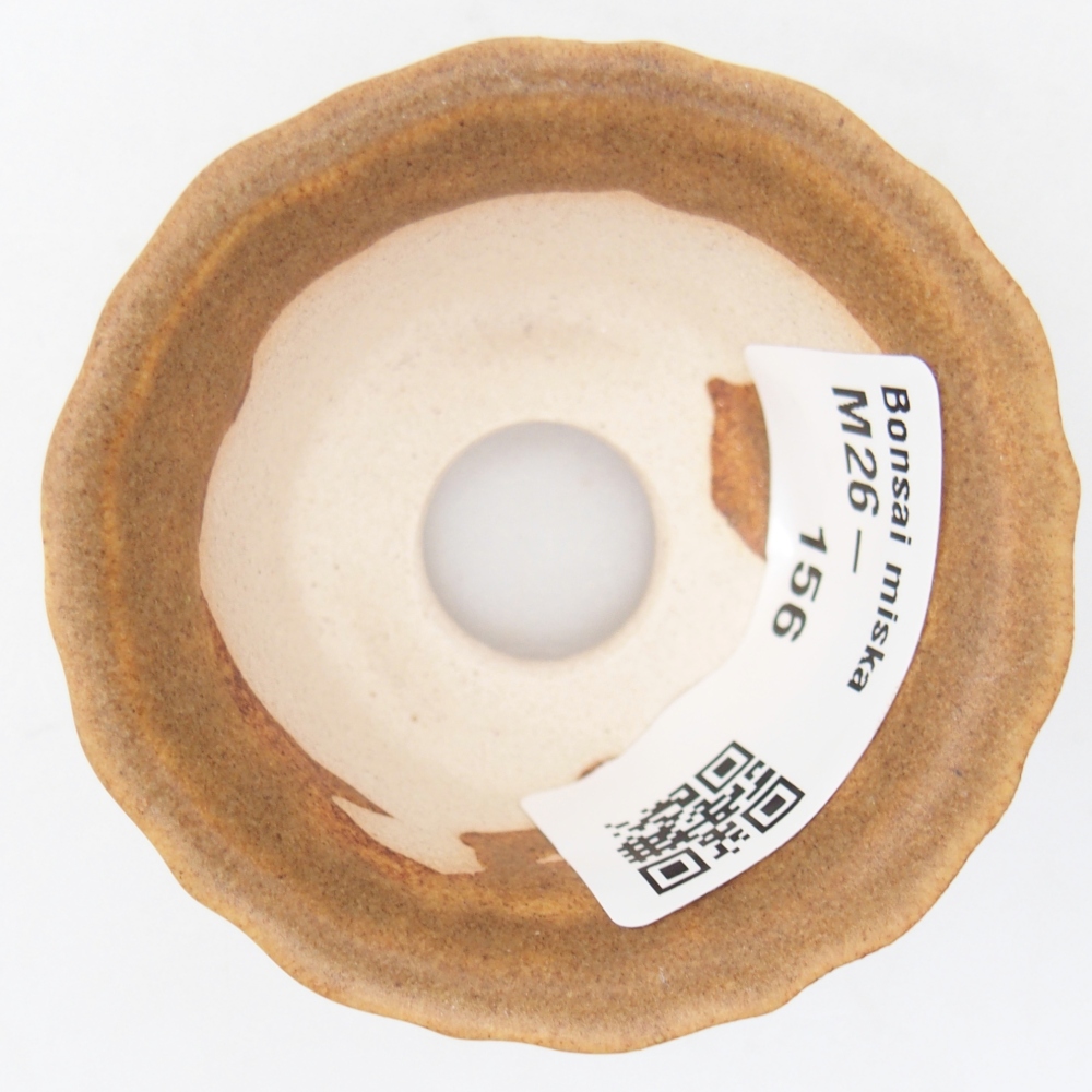 Mini-Bonsaischale 5,5 x 5,5 x 3 cm, braun