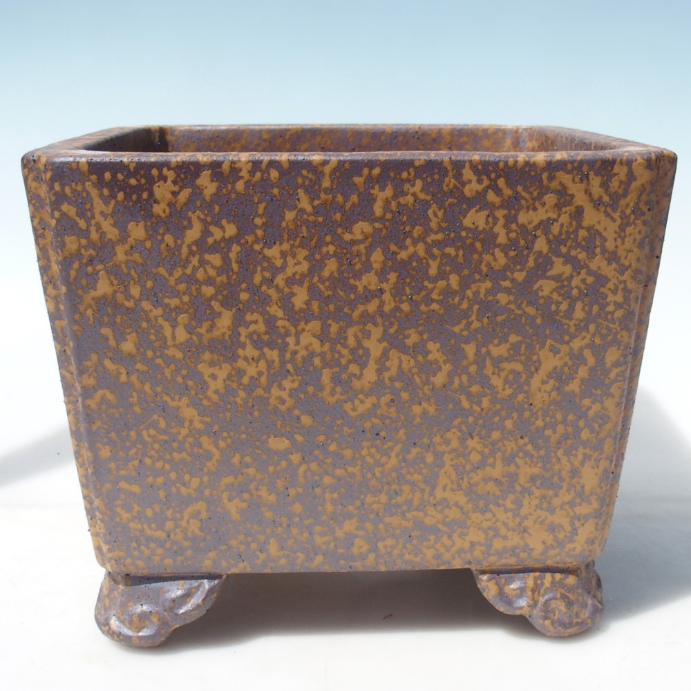 Schale 27,5 x 27,5 x 22,5 cm braun