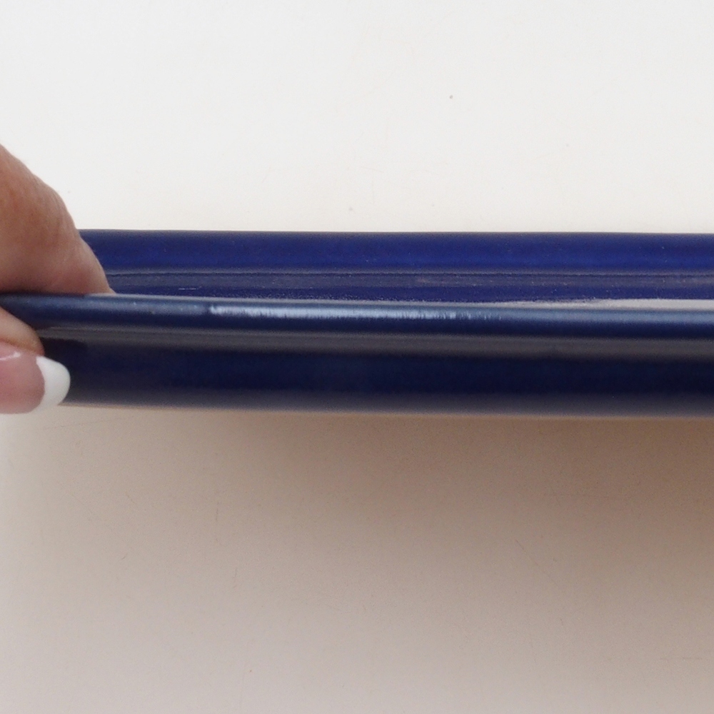 Keramische Untertasse H09 - 28,5 x 19,5 x 1,5 cm - blau