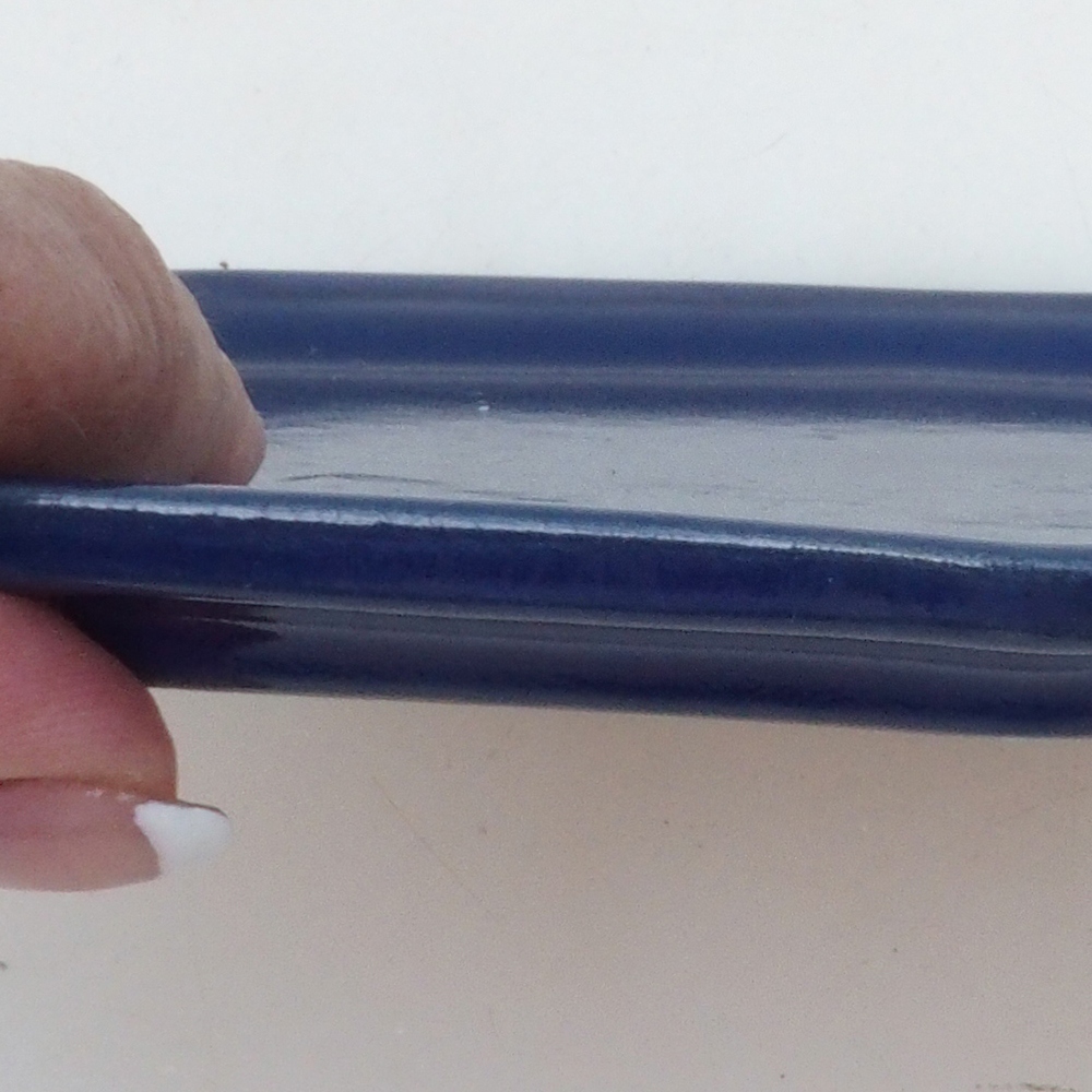 Keramikschale H51 -18,5 x 14,5 x 1 cm - blau