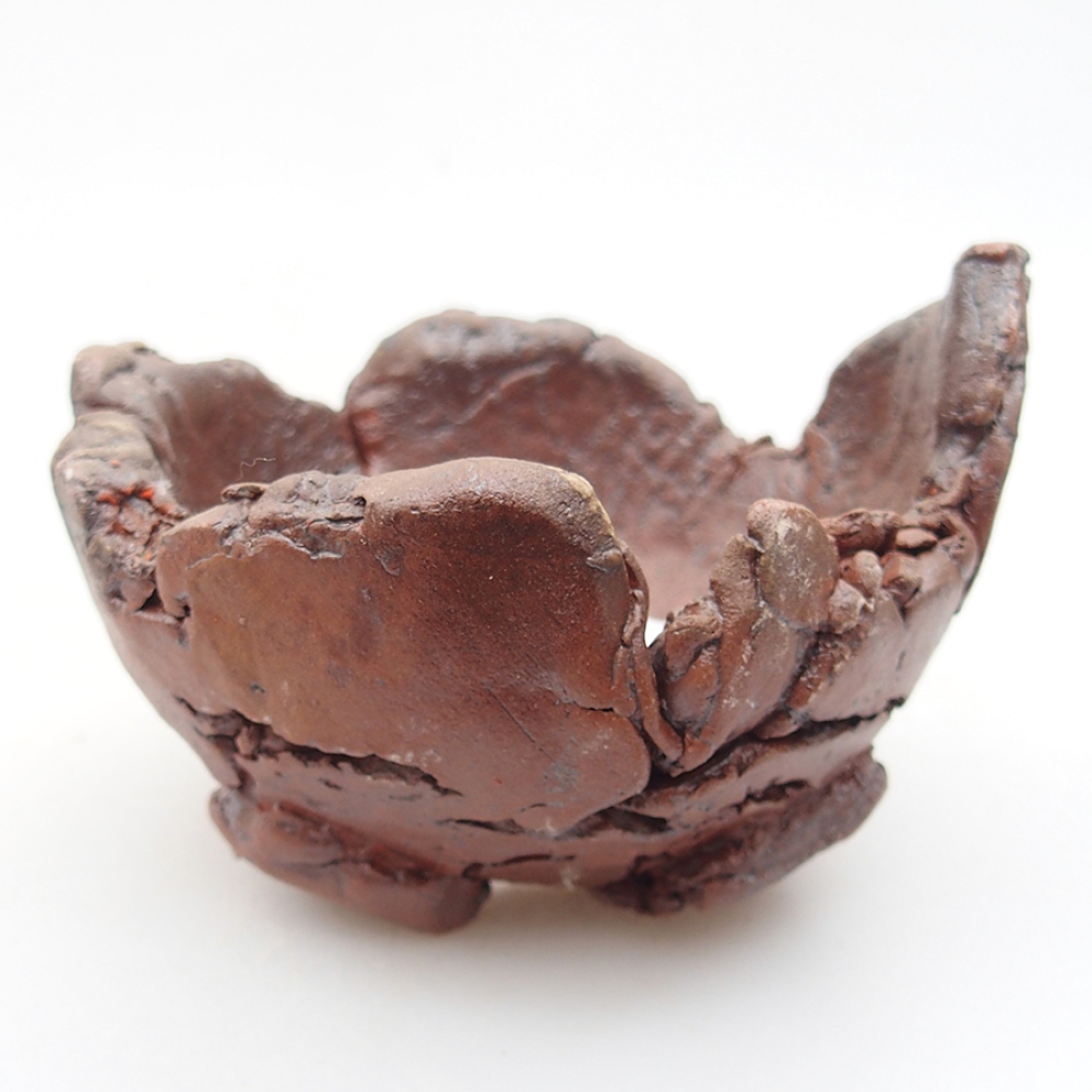 Keramikschale 10 x 9 x 7 cm , Farbe braun