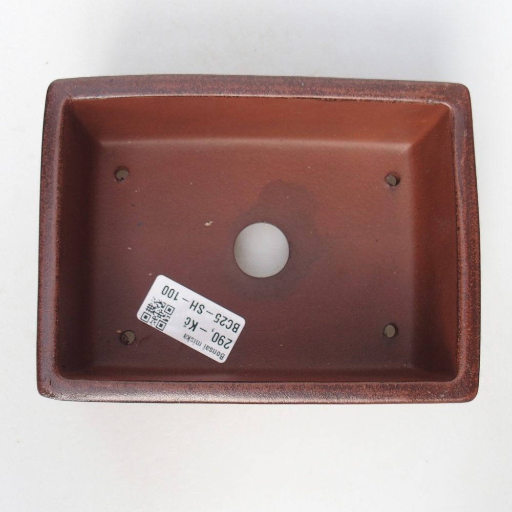 Schale 15,5 x 11,5 x 6,5 cm braun